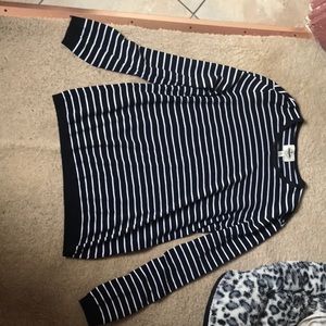 black and white sweater